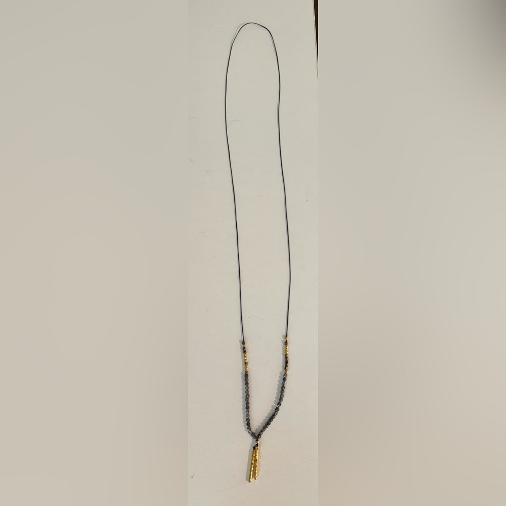 Gorjana small bead necklace! The beads can be moved up and down!